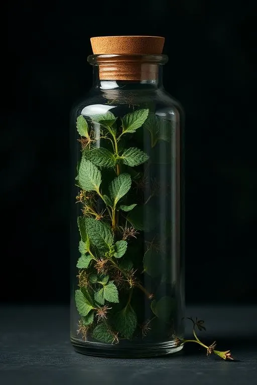 Garden Premium Teas botanical jar