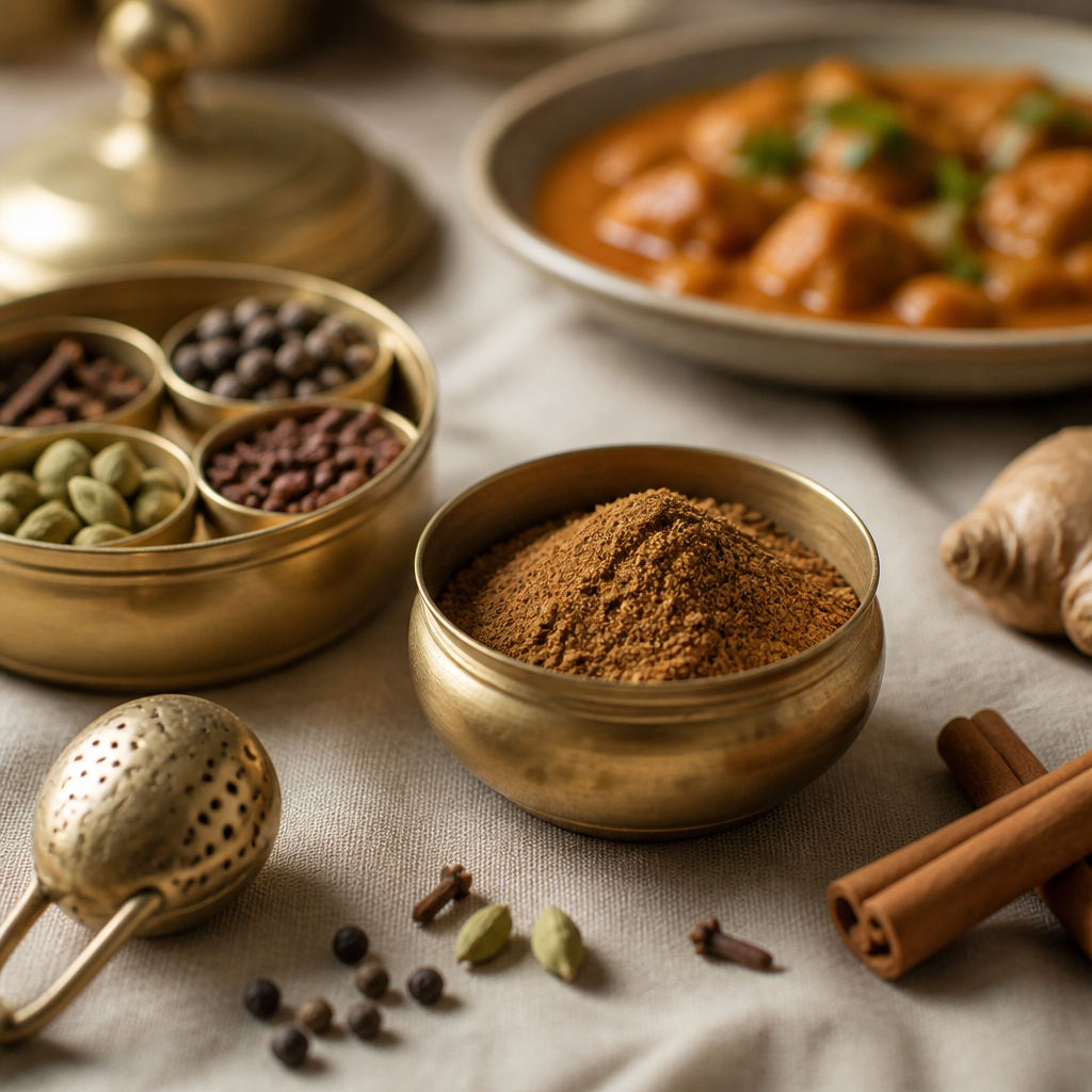 Wooden Masala Box